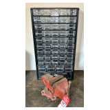 53-Bin Organizer & Sears 4' Vise