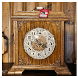 Oak Quartz Mantel Clock