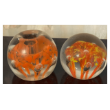 Zimmerman Art Glass Pencil Holder & Paperweight