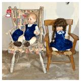 Children's Chairs & Porcelain Dolls
