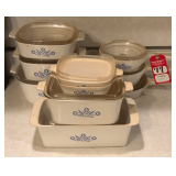 Corning Ware 'Blue Cornflower' Casserole Dishes & Saucepans