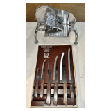 Rival 6.5' Food Slicer & Rogers Cutlery