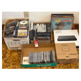 DVD's, CD's, Albums, Portable CD & Sony Blu-Ray Player