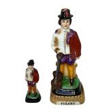 1977 Figaro Music Box Decanter, Base  & Paperweight Set