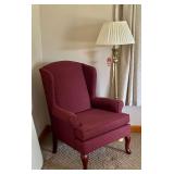 Best Chairs Inc. Wingback Chair & Floor Lamp