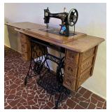 Early Treadle Singer Sewing Machine