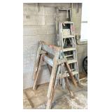 Ladders & Saw Horses