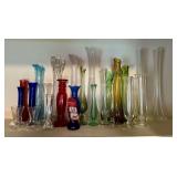 Mid Century Modern Art Glass Vases