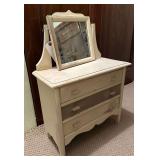 Early Child's Dresser with Mirror