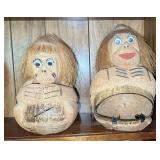 Handmade Coconut Figures