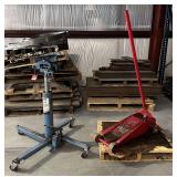 OTC 1791 High Lift Transmission Jack & Snap-On 2.5T Floor Jack