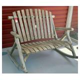 Rustic Lodge Wooden Rockers