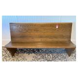 Wooden Church Pew