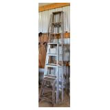 Wooden & Aluminum Step Ladders