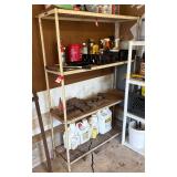 Shop Tables & Metal Shelving Unit