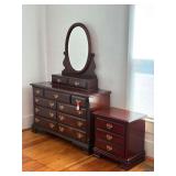 2-Piece Cherry Bedroom Furniture