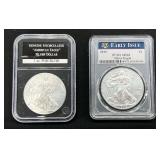 2015 & 2019 Silver Eagle Coins