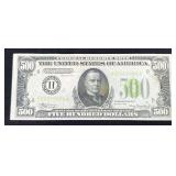 1934 $500 Federal Reserve Note