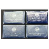 1971 - 1974 Eisenhower Uncirculated Silver Dollar Sets