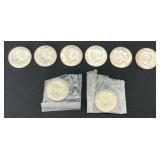 1964 Kennedy & Franklin  Silver Half Dollars