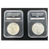 1924 & 1925 Peace Silver Dollars