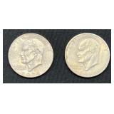1971 & 1978 Eisenhower Dollars