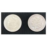 1878-S & 1880-O Morgan Silver Dollars