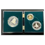 1995 United States Mint Gold & Silver Coin Set