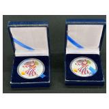 2000 & 2001 Silver Eagle Coins