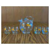 Early Ball Type Juice Pitcher & Servers