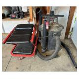 Shop Stool & Craftsman Shop Vac