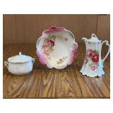 Rose Themed Service ware