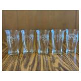 Set of Early Etched Tumblers
