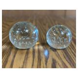 Bart Zimmerman Controlled Bubble Paperweights