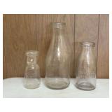 Purity Made & Ewing Milk Bottles