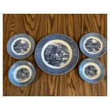 Currier & Ives "The Old Grist Mill" by Royal Serviceware