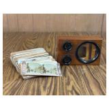 Early Stereo-Scoptic Viewer With Card Collection