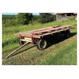 Electric Mfg Running Gear with Flatbed Wagon