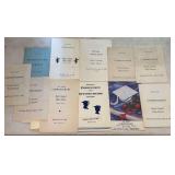 Vintage North Central & North Harrison Commencement Programs