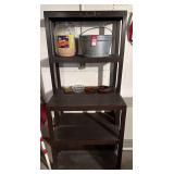 Ashtrays, Shelving and Galvanized Bucket