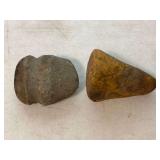 3 3/4" Stone Axe & 4 1/4" Core Pestle