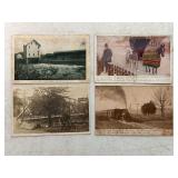 Corydon, Milltown & Train Postcards