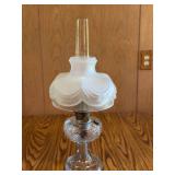 Vintage Aladdin Oil Lamp with Shade