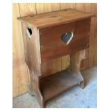 Primitive Wooden Bin