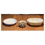 Robinson-Ransbottom Pie Dish & Handmade Pottery
