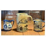 Handmade Pottery Pitchers