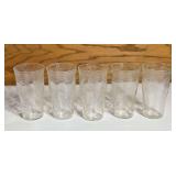 Crackled Glass Tumblers