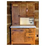 C.F. Schmoe Furniture Co. Diamond Hoosier Cabinet from Shelbyville IN