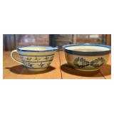 Handmade Pottery Mixing Bowls