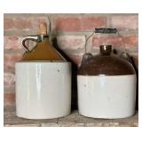 Two-Tone Stoneware Jugs